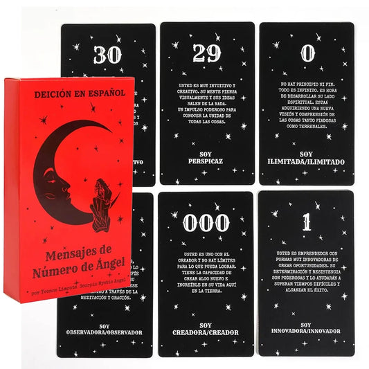 Celestial Guidance Cards | Heavenly Numbers Oracle | Divine Numbers Deck | Angelic Numerology Cards | Seraphic Number Divination Spirit | Number Oracle Guardian | Angel Numbers Divine | Guidance Numerology Cards